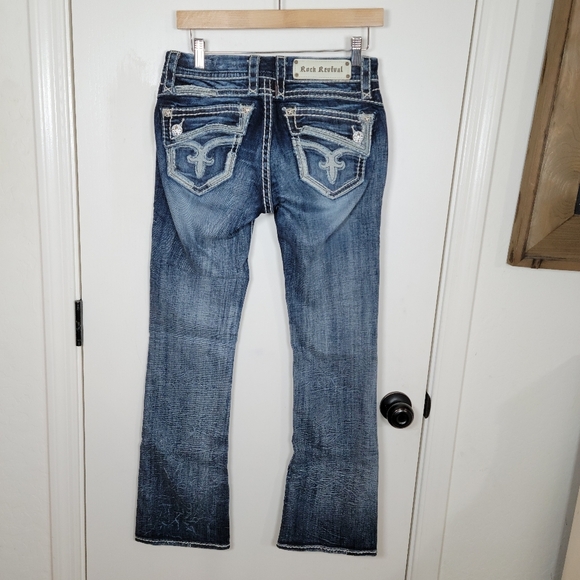 Rock Revival Johanna Bootcut Jeans Size 28 - Picture 7 of 11